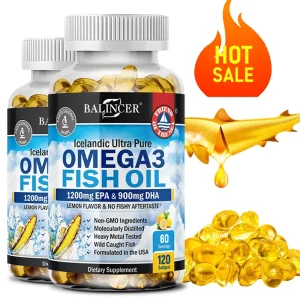 Fish Oil Omega 3 Contains EPA 1200mg & DHA 900mg
